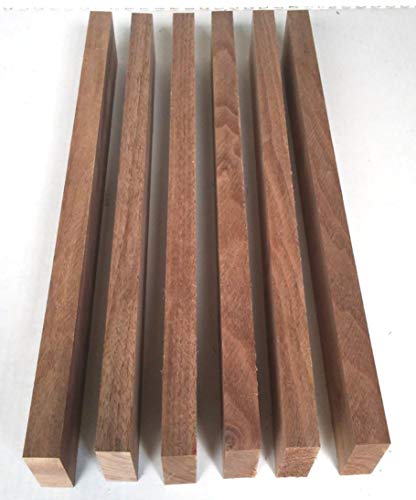 3/4” x 2” x 16” Combo of 6 Walnut 6 Cherry and 6 Hard Maple - 18 Boards - WoodArtSupply