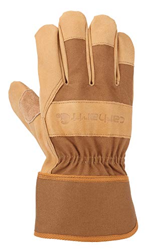 Carhartt Men's System 5 Work Glove with Safety Cuff, Brown, 2X-Large (Pack of 1) - WoodArtSupply