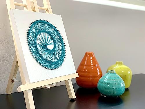 JOIKIT 20 Pack 5 x 5 Inch Wood Canvas Panels, 1cm Thick Wooden Canvas Board Unfinished Wood Cradled Painting Panel Boards, Artist Wooden Canvases for JOIKIT