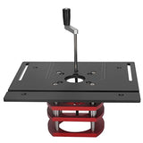 Router Lift Kit Manual Lifting Router Lift System Kit Router Table Saw Insert Base Plate for Router Plates and Lift Systems (Black) Router Lift Marhynchus