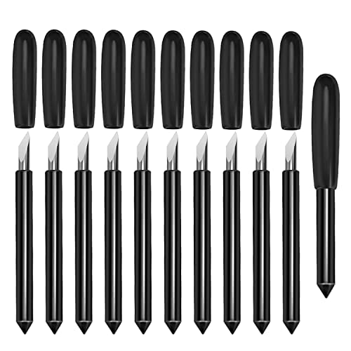 10PCS Deep Cut Blades, AUNKZL Replacement Deep Point Blades Compatible with Explore Air One/Air/Air 2/ Air 3 / Maker/Maker 3 Cutting Machines Cut Materials Up to 1.5mm Thickness, Personalized Crafts