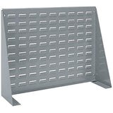 Akro-Mils 98600 Heavy Duty Steel Louvered Panel Standing Work Bench Storage Rack Garage Organizer for Mounting AkroBin Storage Bins, 28-Inch W x Akro-Mils