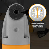 Hoteche 1.6-Amp Oscillating Multi Tool 3° Oscillating Angle Universal Fit Interface Multi-function tool with Blades and Sand Papers Hoteche