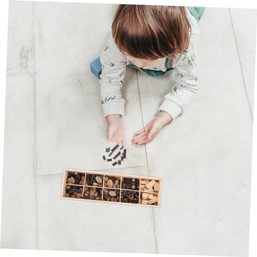 TEHAUX 1 Set Wood Chip Set Tree Bark Slices Wood Slice Wood Aquarium Ornament Unfinished Log Sticks Natural Wood Discs Wood Embellishment Mini Tools TEHAUX