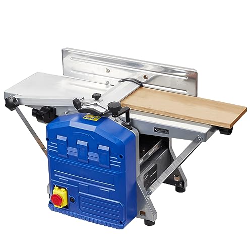 Power Benchtop Planer, Dual Planing Function, 1250W Wood Planer, 29"*8" Worktable Thickness Planer with Low Noise and Low Dust Planing, for both Hard PIONEERWORKS