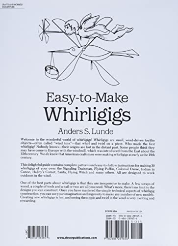 Easy-to-Make Whirligigs (Dover Woodworking) Dover Publications