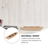 TOYANDONA Wooden Boat Unfinished Wood Boat Canoe Craft Toy Boat Model for Kids Gift Home Office Decoration DIY Project Painting Art TOYANDONA