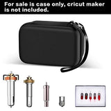 Organizer Case Compatible for Cricut Maker Blades QuickSwap Engraving Tip Bonded-Fabric Blade Housing for Cricut Mint Explore Air Machine for Cricut PAIYULE