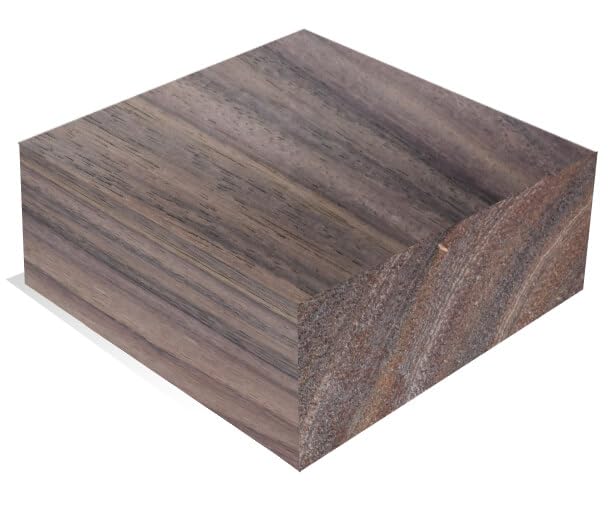 Beautiful Rosewood Bowl Blanks for Turning, Suitable Carving/Whittling Block (6" x 6" x 3") - WoodArtSupply