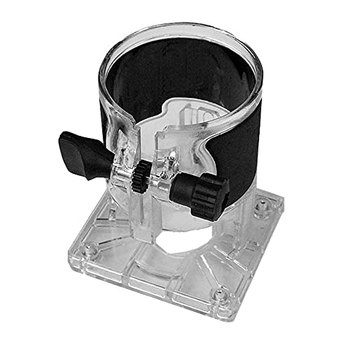 Woodworking Trimmer Router Transparent Plastic Base Power Tool Protective Shield Accessory Base (Model 2 (Enhanced)) Auto-plaza