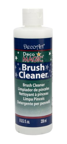 DecoArt DS3-9 DecoMagic Brush Cleaner, 8-Ounce, DecoMagic Brush Cleaner DecoArt