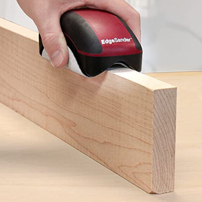 Milescraft 1621 Edge Sander - Dual Edge Sanding Tool – V-Groove Sands both Edges Simultaneously on Boards from ¼ to 1-1/2 in. - Saves Time - Uses any - WoodArtSupply