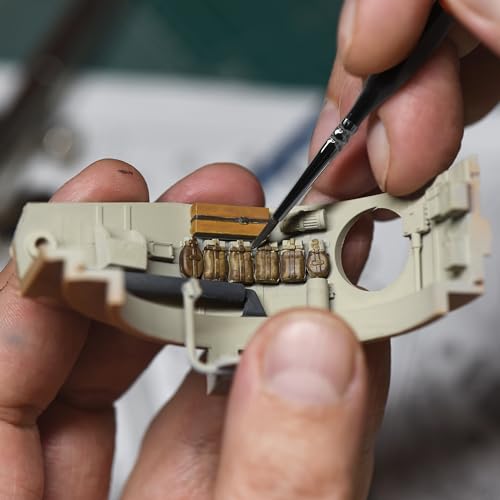 Mr. Pen- Detail Paint Brushes Set, 9 pcs, Silver/Black, Miniature Paint Brushes, Thin Paint Brushes, Model Paint Brushes, Fine Tip Paint Brush, Face Mr. Pen