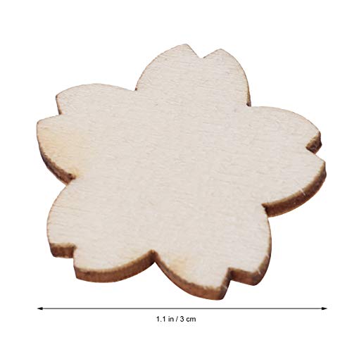 LIOOBO 100pcs Christmas Hanging Pendants Christmas Tree Pendant Hanging Embellishments Xmas Wood Slices Christmas Theme Hanging Pendant Ornament - WoodArtSupply