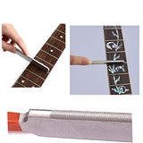 KEWAYO Guitar Fingerboard Luthier Tool Set Including Guitar Fret Crowning Luthier File, Fret Leveling Beam Sanding Leveler Beam and Fingerboard Guard KEWAYO