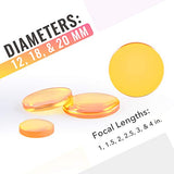 OMTech 18mm ZnSe Focus Lens, CVD ZnSe CO2 Laser Engraver Focal Lens with 2 Inch Focal Length, 2" FL Zinc Selenium Replacement Lens for 50W 60W 70W OMTech