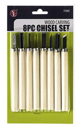 SE Wood Carving Chisel Set (8 PC.) - 773WC SE