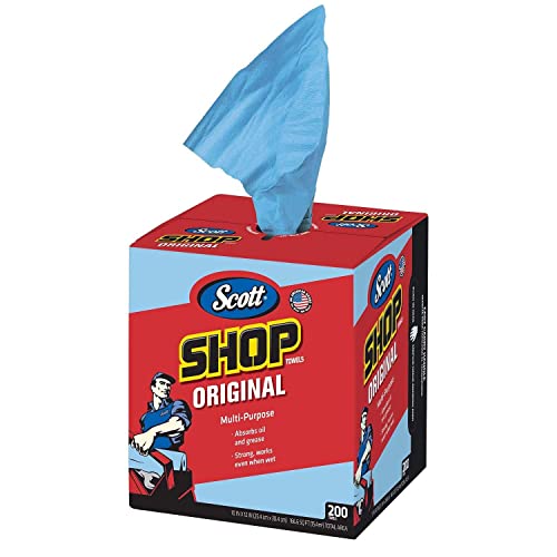 Scott Blue Shop Towels in a Box - 200 Sheets All States Ag Parts Parts A.S.A.P.