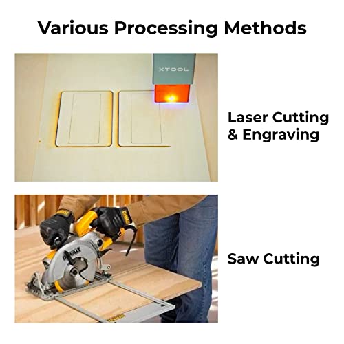 Proflex Red Rose Plywood 6pcs, 1/8" x 12” x 12” Real Wood Plywood Sheets Premium “A” Grade with Smooth Sanded Finish, Perfect for Laser Cutting & PRO FLEX