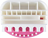 XCJD Organizer for Cricut Tools and Accessories Blade Holder Caddy,Storage for Cricut Maker Blades/QuickSwap Tip/Explore DeepCut Blade (RED, XCJD