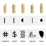 Leather Carving Set - Leather Working Kit, Leather Stamp Tools, Leather Kit for Beginner with Leather Burning Tool, Stamp Punch Set and Adjustable QMNNMA