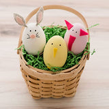 Wooden Easter Eggs 1-5/8 inch, Pack of 12 Small Wooden Eggs for Crafts, Fake Eggs, Artificial Egg, Wood Eggs for Crafts, by Woodpeckers Woodpeckers