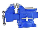 Yost Vises 460 Combination Vise | 6 Inch Jaw Width Heavy-Duty Utility Pipe and Bench Vise |Secure Grip with Swivel Base| Made with Cast Iron and Yost Tools