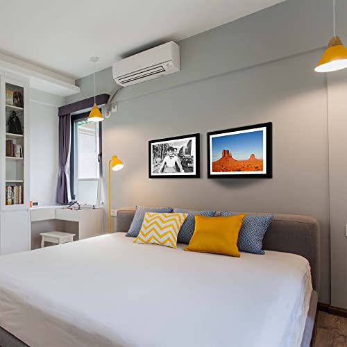 Betionol Picture Frames, 6 Packs Diamond Painting Frames Fit 12x16in/30x40cm Diamond Art Kits/Photos/Prints, Black Natural Solid Wood Picture Frame Betionol