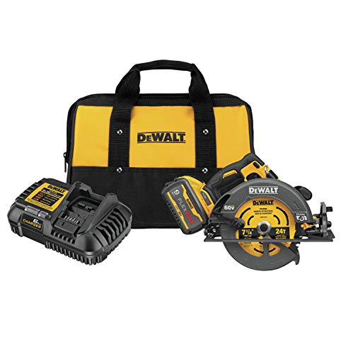 DEWALT FLEXVOLT 60V MAX* Circular Saw with Brake Kit, 7-1/4-Inch (DCS578X1) DEWALT