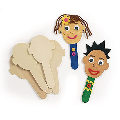 Craft Stick Faces - Set of 20 - WoodArtSupply