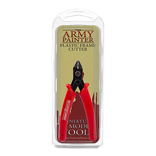 The Army Painter Plastic Frame Cutter - Wire Cutters Heavy Duty for Craft and Plastic Miniature, Side Cutters Flush Cut Pliers with Safety Grip - - WoodArtSupply