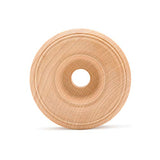 Mini Wood Wheels Treaded Style, 2 Inch Diameter, Pack of 24, for Crafts and DIY Car Models, by Woodpeckers Woodpeckers