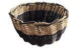 Appalachian Basketry Basket Making Kit Woven with Navy Blue and Natural Colored Reed WoodArtSupply