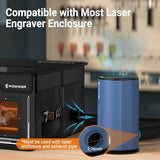 WIZ,MAKER 36W Laser Engraver +Laser Engraver Enclosure, 760 x 740 x 420mm+Smoke Purifier for Laser engraver WIZMAKER