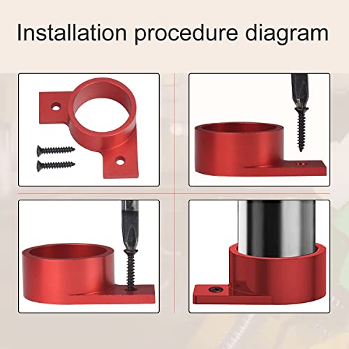 4 Pcs Upgrade Aluminum Alloy Laser Feet Guide, Compatible with xToo-l D1 Laser Cutte & Engraver Machine Keeps Stable Mounting Feet Accessories AMTHKNO