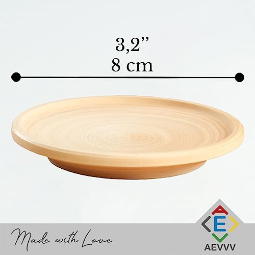 DIY Craft Kit: 16 Wooden Plates for Handmade Home Decor - Unfinished Wood Plate Blanks - Wood Craft Supplies - Handmade Dish Blanks for DIY Home - WoodArtSupply