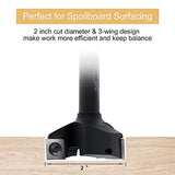 CNC Spoilboard Surfacing Router Bit, 1/2" Shank 2" Cutting Diameter, Insert Carbide Slab Flattening Router Bit Planing Bit Wood Planer Bit by BINSTAK BINSTAK