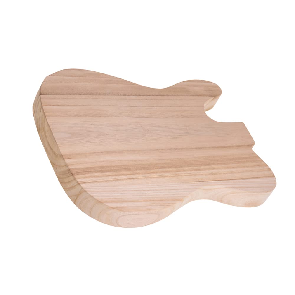 BUZHI T02 Unfinished Electric Guitar Body Sycamore Wood Blank Guitar Barrel for Electric Guitars DIY Parts - WoodArtSupply