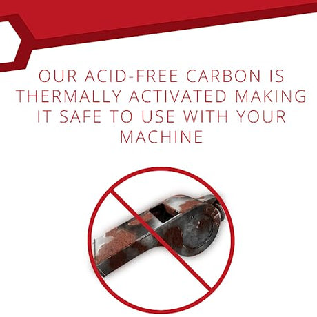 Activated Carbon for 3D Printers, Thermaly Activated, Low-Dust GAC Charcoal for Laser Engraver, Carbon for Filter Refill (1 Pound) Carbon Bulk Sales