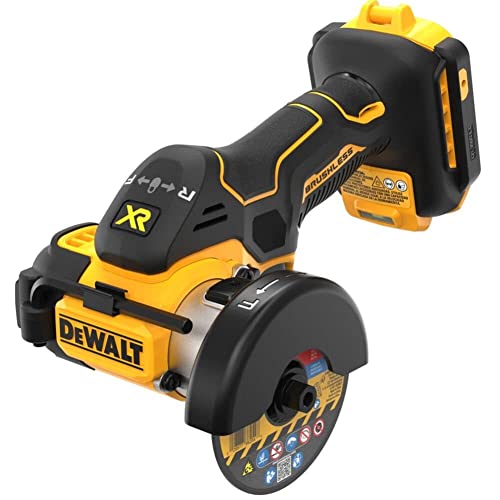 DEWALT 20V MAX Cut Off Tool, 3 in 1, Brushless, Power Through Difficult Materials, Connected LED Work Light, Bare Tool Only (DCS438B) - WoodArtSupply