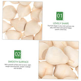 Holibanna 40pcs Wooden Fruit Ornaments DIY Fruit DIY Wooden Fruit Crafts Unpainted Wooden Pears Unfinished Wooden Holibanna