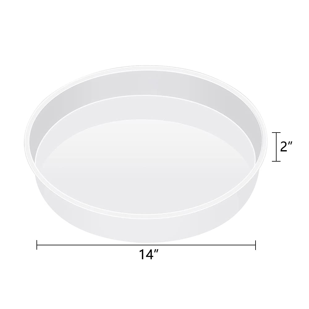 Fuerlun Large Resin Molds, 14 Inch Round Silicone Molds for Table, Round Stool, Epoxy Resin Casting Molds for Big Tray, Clock Fuerlun