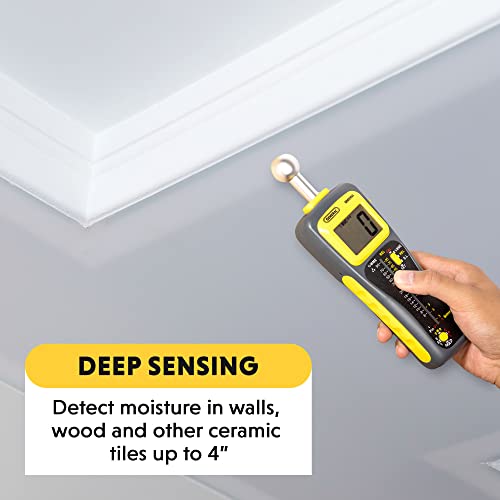 General Tools Moisture Meter MMD950 - Humidity Sensor - Pin Type / Pinless Device - Spherical Sensor General Tools