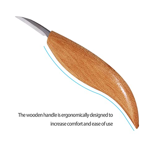 JULAR Wood Carving Detail Knife, Chip Carving Knife for Beginners Hobbies Whittling Tool for Men, Women, Adults, and Kids JULAR