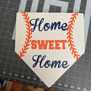 Unfinished Wood Home Plate Baseball Softball Diamond Base Silhouette - Craft- up to 24" DIY 12" / 1/8" 24 Hour Crafts