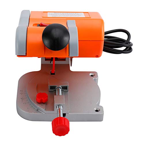 YaeKoo 110V Mini Bench Top Cut-off Miter Saw with Miter Gauge 2 Blade for Metal Wood Plastic Arts & Crafts Cutting YaeKoo