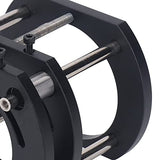 Router Lift Base, Aluminum Alloy Stainless Steel 4 Jaw Clamping, Strong Grip Firm Clamping Router Table Lifting System Base, 54mm Lifting Sturdy Rust Yunseity