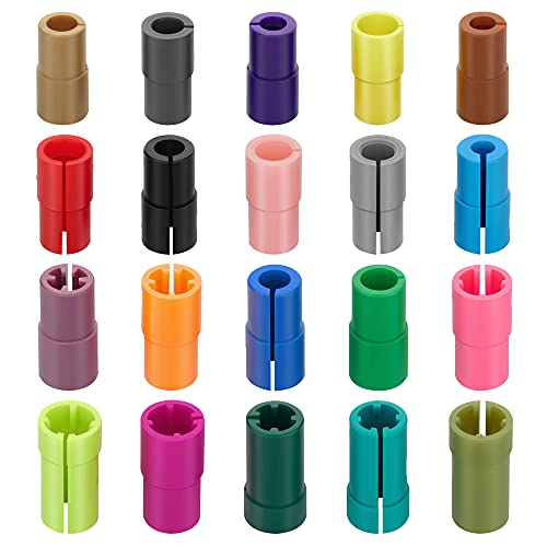 SPPQ 20 Packs Pen Adapter Holder Set Compatible with Cricut (Explore Air/Air 2/Air 3 and Maker/Maker 3),