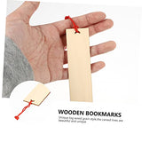 Operitacx 1 6pcs Blank Wooden Bookmark Unfinished Bookmark Unfinished Blank Tags Reading Bookmarks Wood Blank Bookmark Blank Craft Bookmark Red Gifts Operitacx