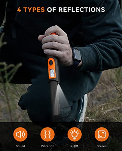 SUNPOW Metal Detector Pinpointer for Adults & Kids, Fully Waterproof, 360°Detection Handheld Pin Pointer Wand with LCD Screen, 3 Modes (Buzzer, SUNPOW